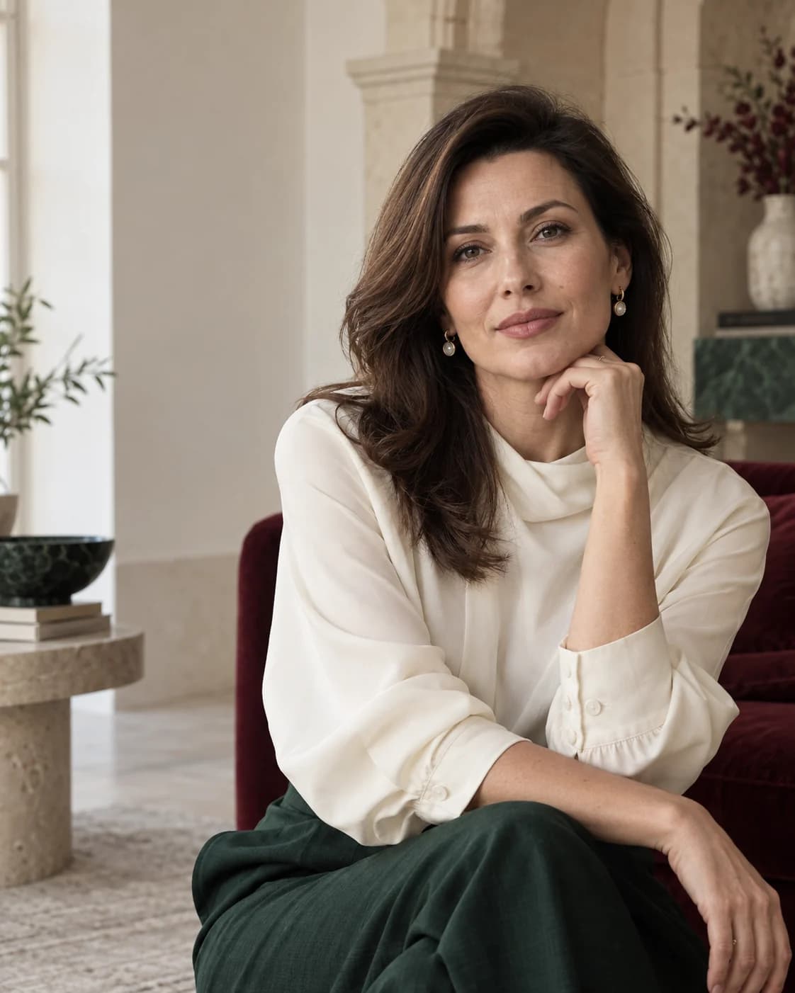Portret editorial care exprimă frumusețe naturală și încredere